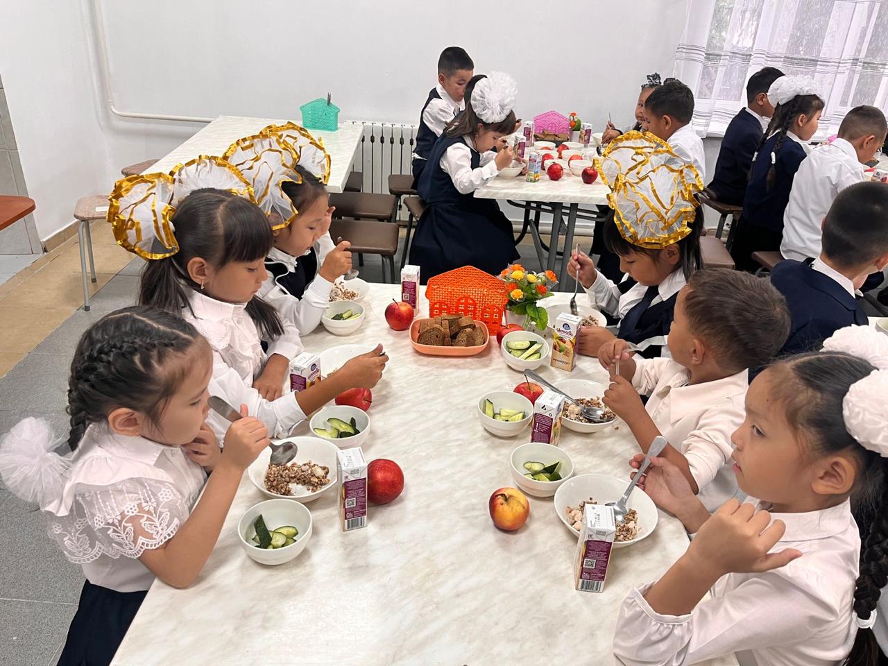 Бастауыш сынып оқушыларының ас мәзірі қадағалануда