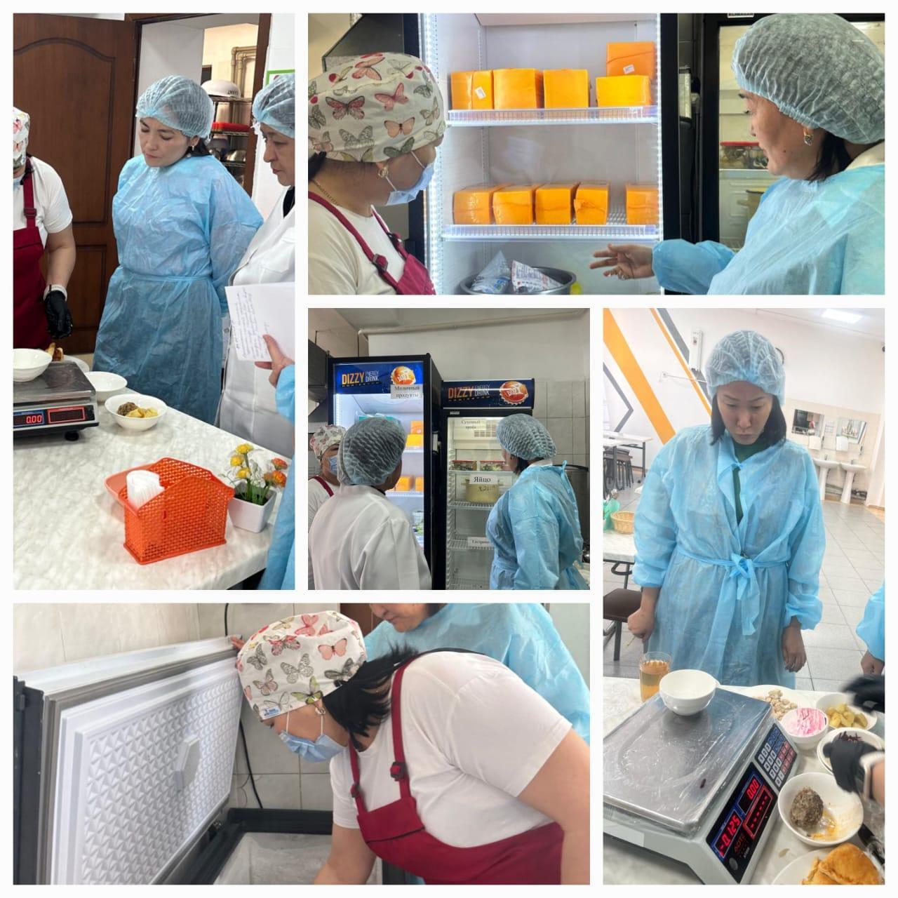 Мектеп асханасын тексеру жұмыстары